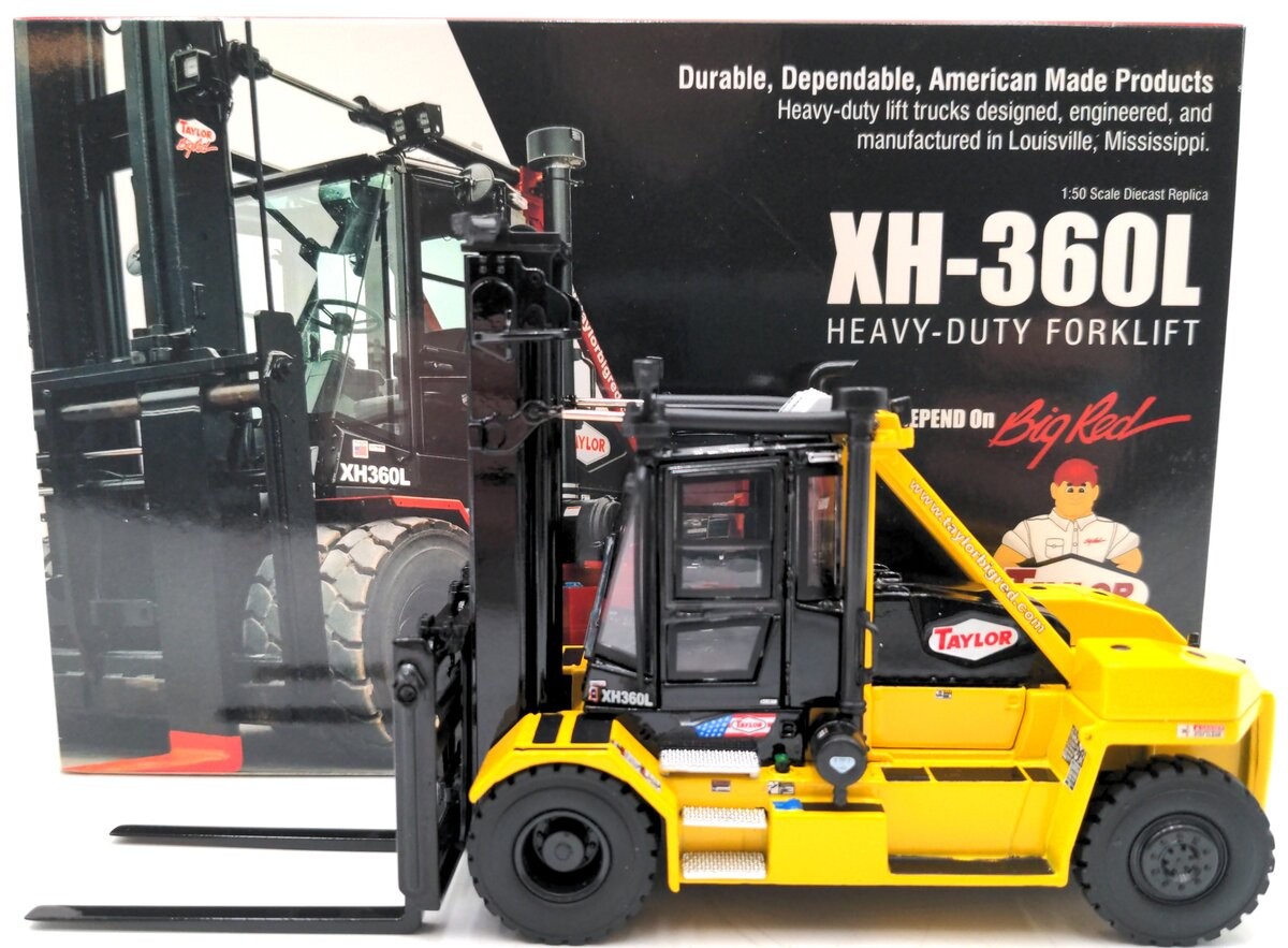 Weiss Brothers 033-Y 1:50 Taylor XH-360L Heavy Duty Forklift – Yellow