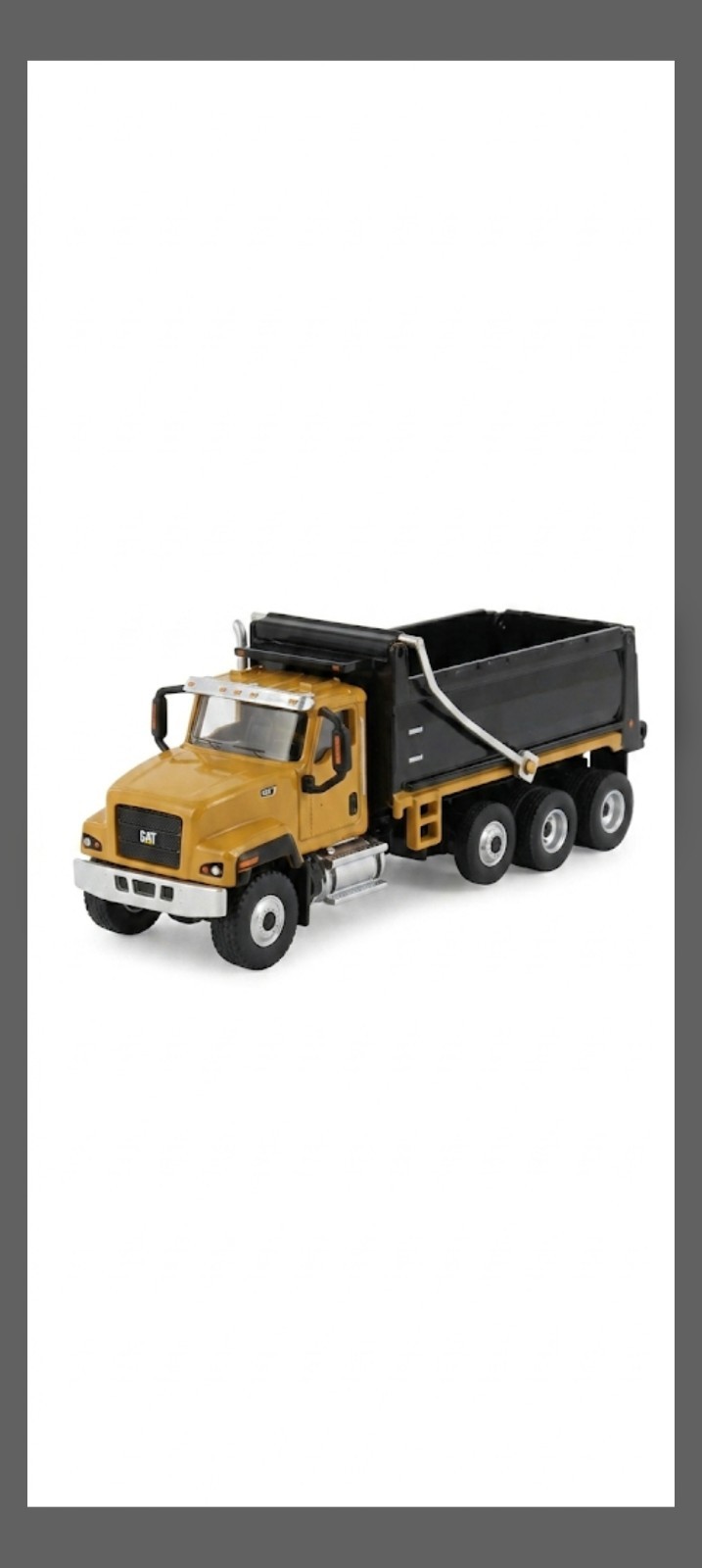 Caterpillar CAT CT681 Dump Truck 1:87 HO Scale Model – Diecast Master 85514