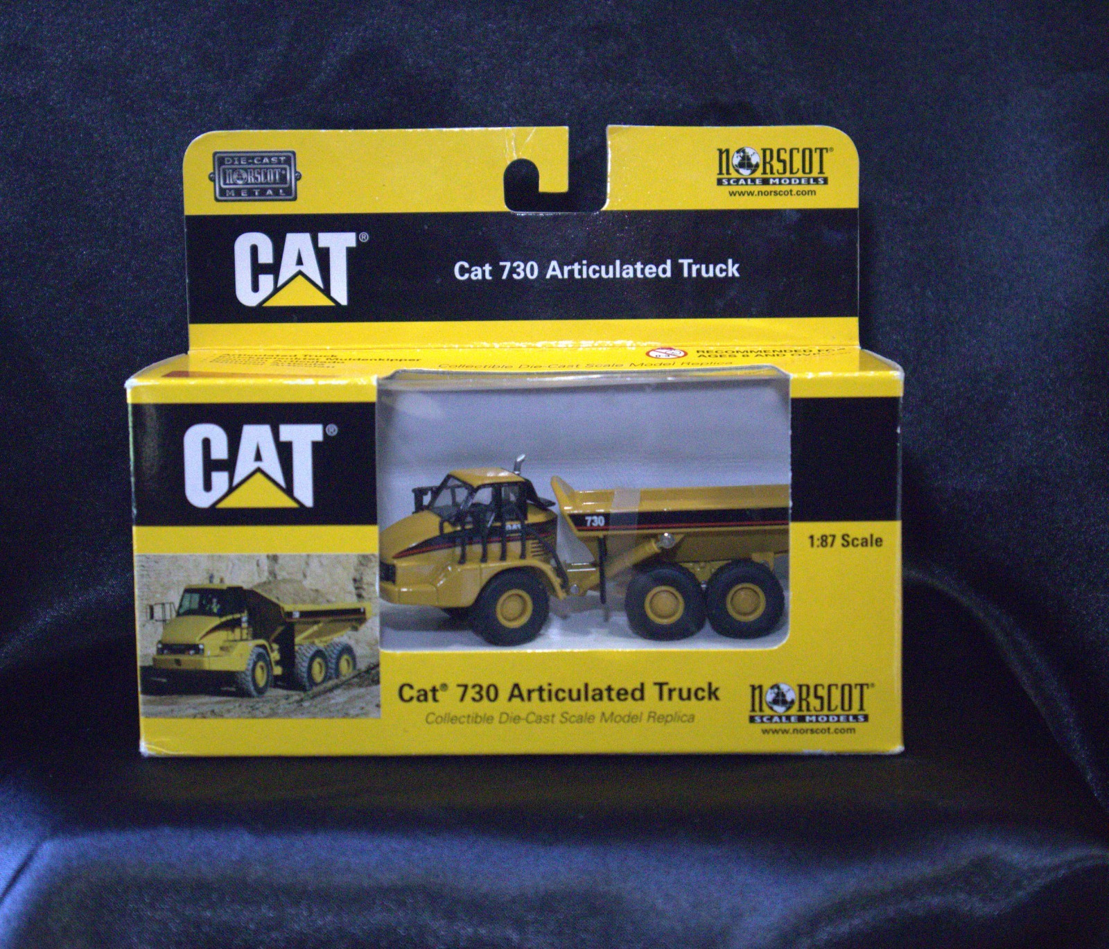 Norscot Cat 730 Articulated Die Cast Truck 55130 1:87 Scale 2003 New in Box