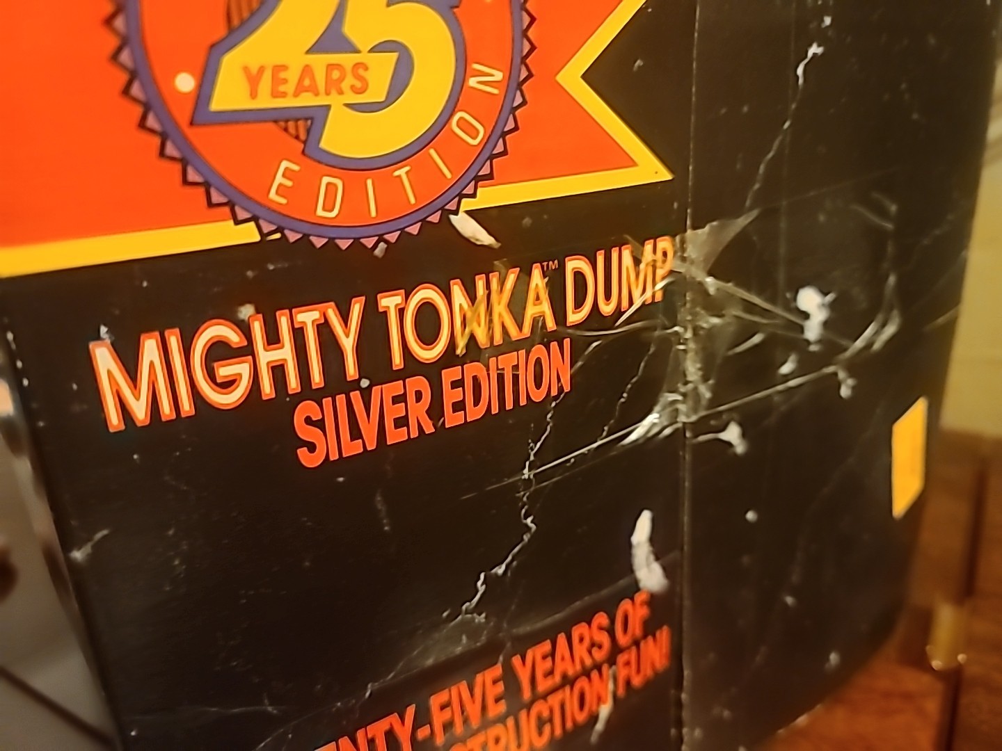 NIB Silver Edition Tonka 25th Anniversary Dump Truck Never Opened 1990 # 2500