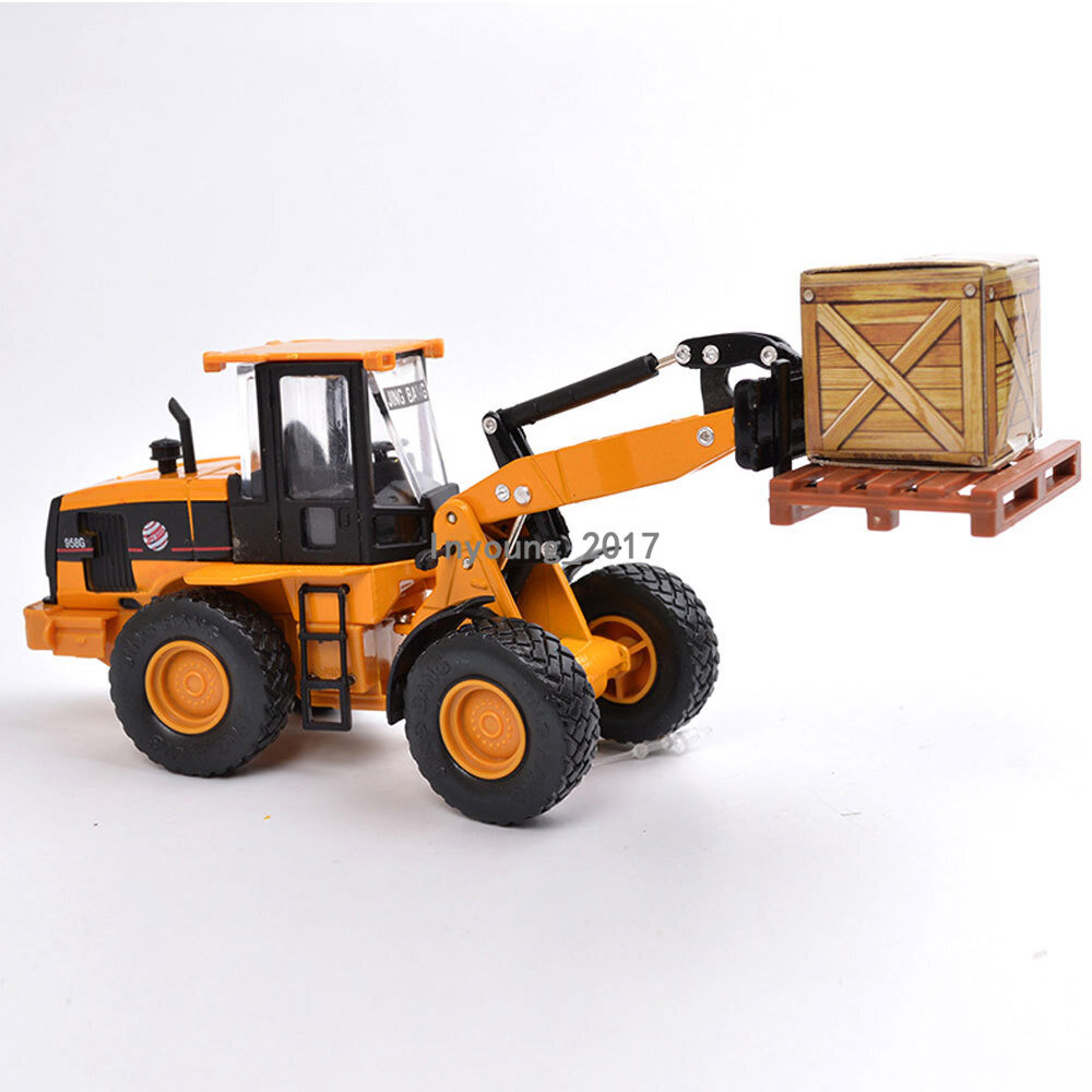 1:60 Forklift Truck Toys for Boys Diecast Construction Vehicle Model Kids Gifts