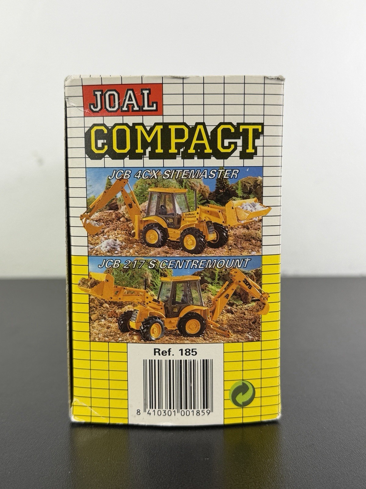 JCB 4CX Sitemaster Backhoe/Loader 217S COMPACT JOAL DIECAST METAL NOS