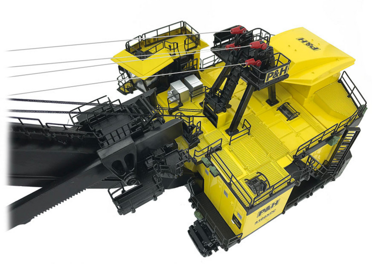 P&H 4100XPC Mining Rope Shovel – Weiss Bros 1:87 Scale Diecast Model #WBR024 New