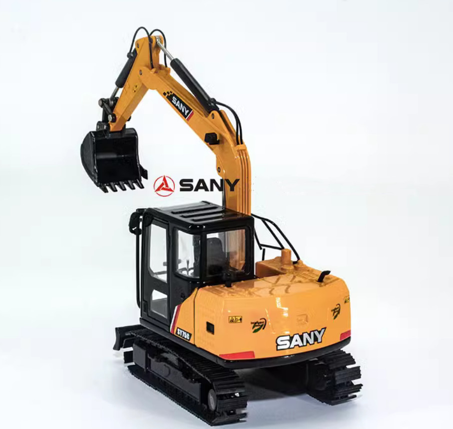 1:35 SANY SY75C-9 Excavator Construction Machine Equipment Diecast Model