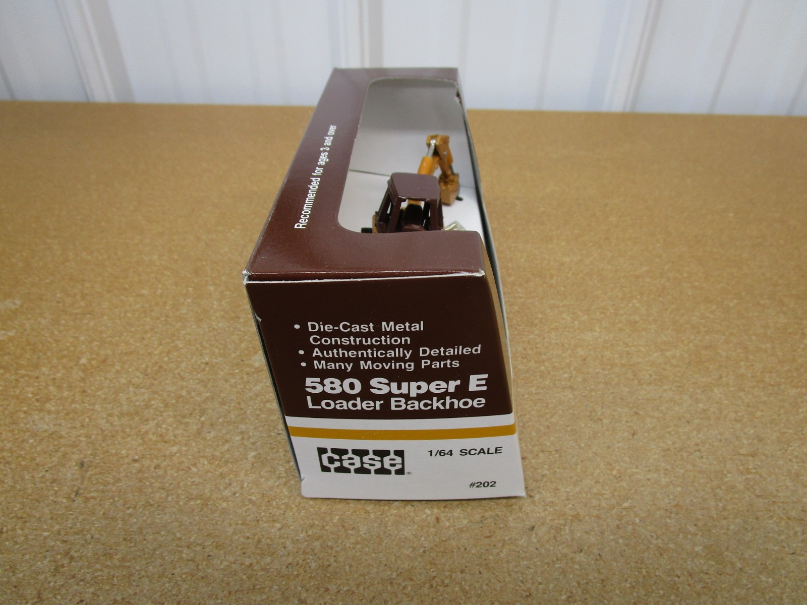 ERTL Case 580 Backhoe Super E 1/64 toy construction Loader diecast B3Z