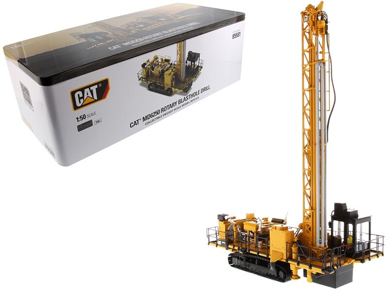 CAT MD6250 Rotary Blasthole Drill 1:50 Scale Model – Diecast Masters 85581