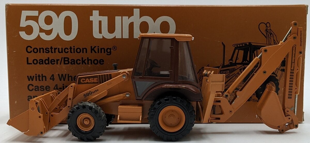 Conrad 2936 1:35 Case 590 Turbo Construction King Backhoe/Loader EX/Box