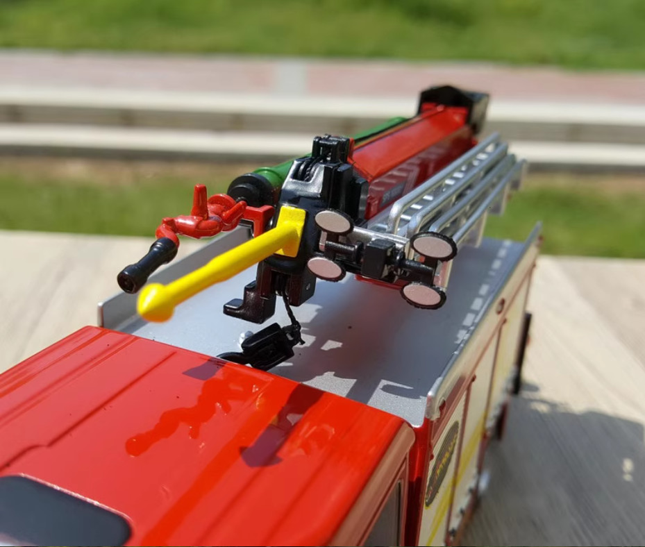 1:43 MAN JIEDA Fire Emergency Fire Rescue Major Fire Truck Engine Diecast Model