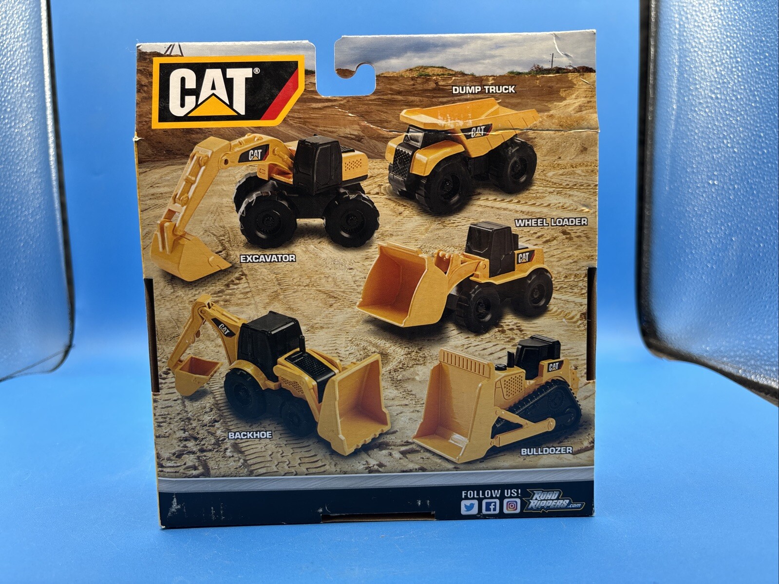 New In Box CAT Mini Machines Toy Set – Pack of 4
