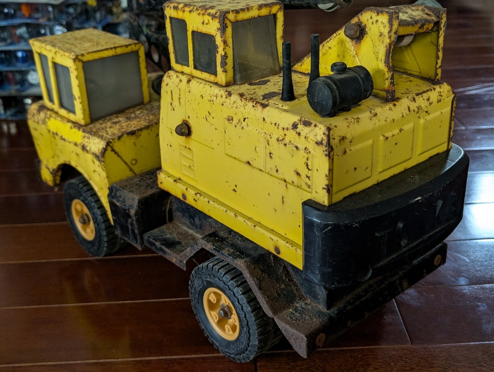 Vintage TONKA Mighty Crane 1965-1971 Model Pressed Metal Toy