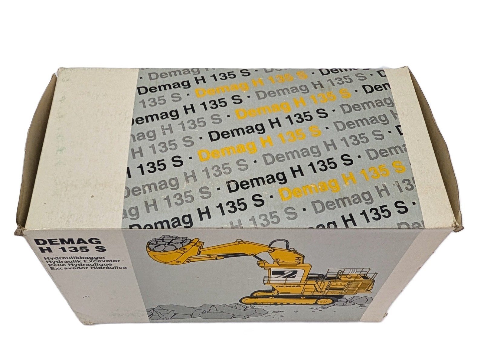 1/50 Demag H135S Mining Front Shovel – Yellow – Conrad Diecast Model #2772