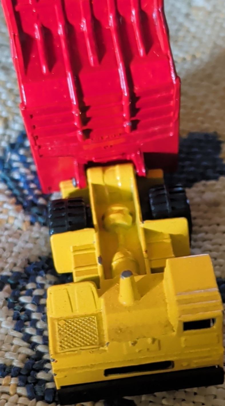 Corgi Juniors Euclid Dump Truck 1/140 Scale Diecast Yellow Red