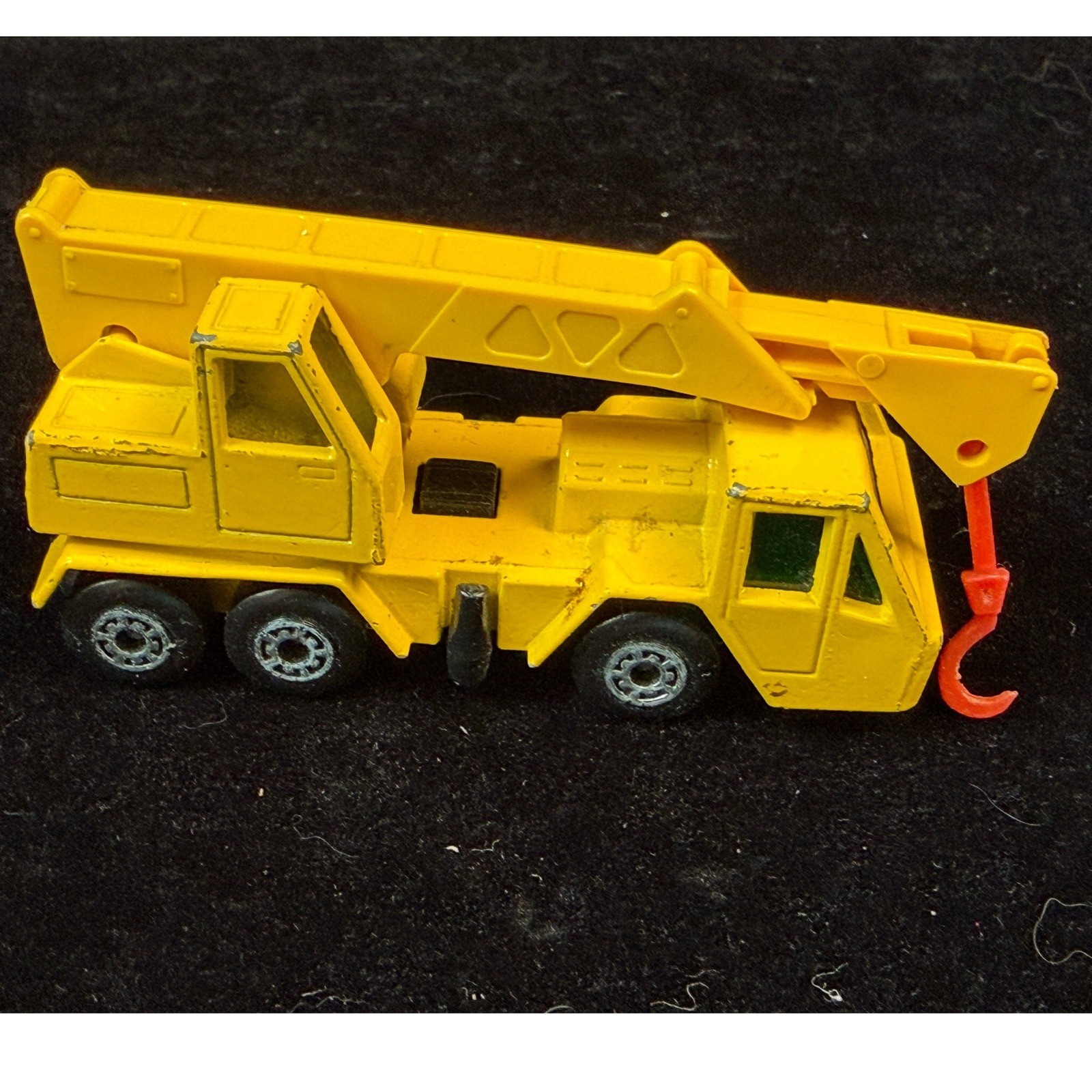 Vintage 1976 Matchbox Superfast No 49 Crane Truck Yellow Lesney Made in England