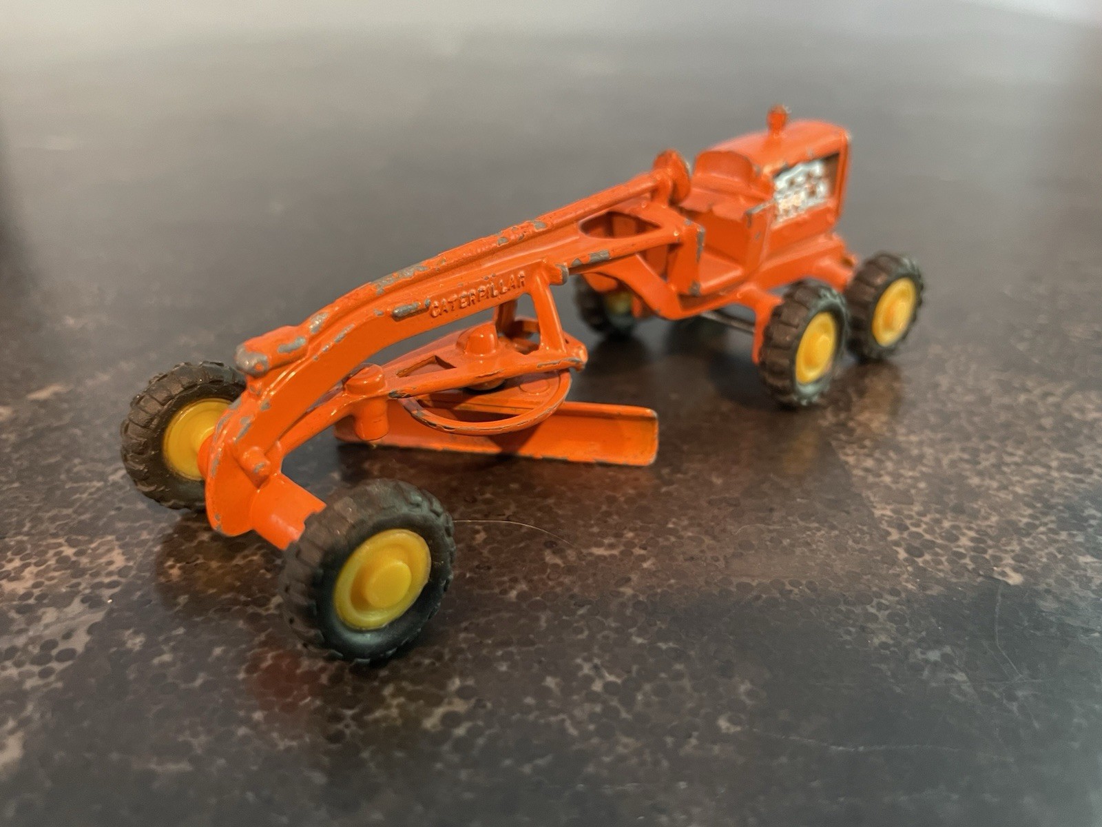 Zylmex #8102 Caterpillar Motor Grader Diecast Construction Vehicle 1970’s