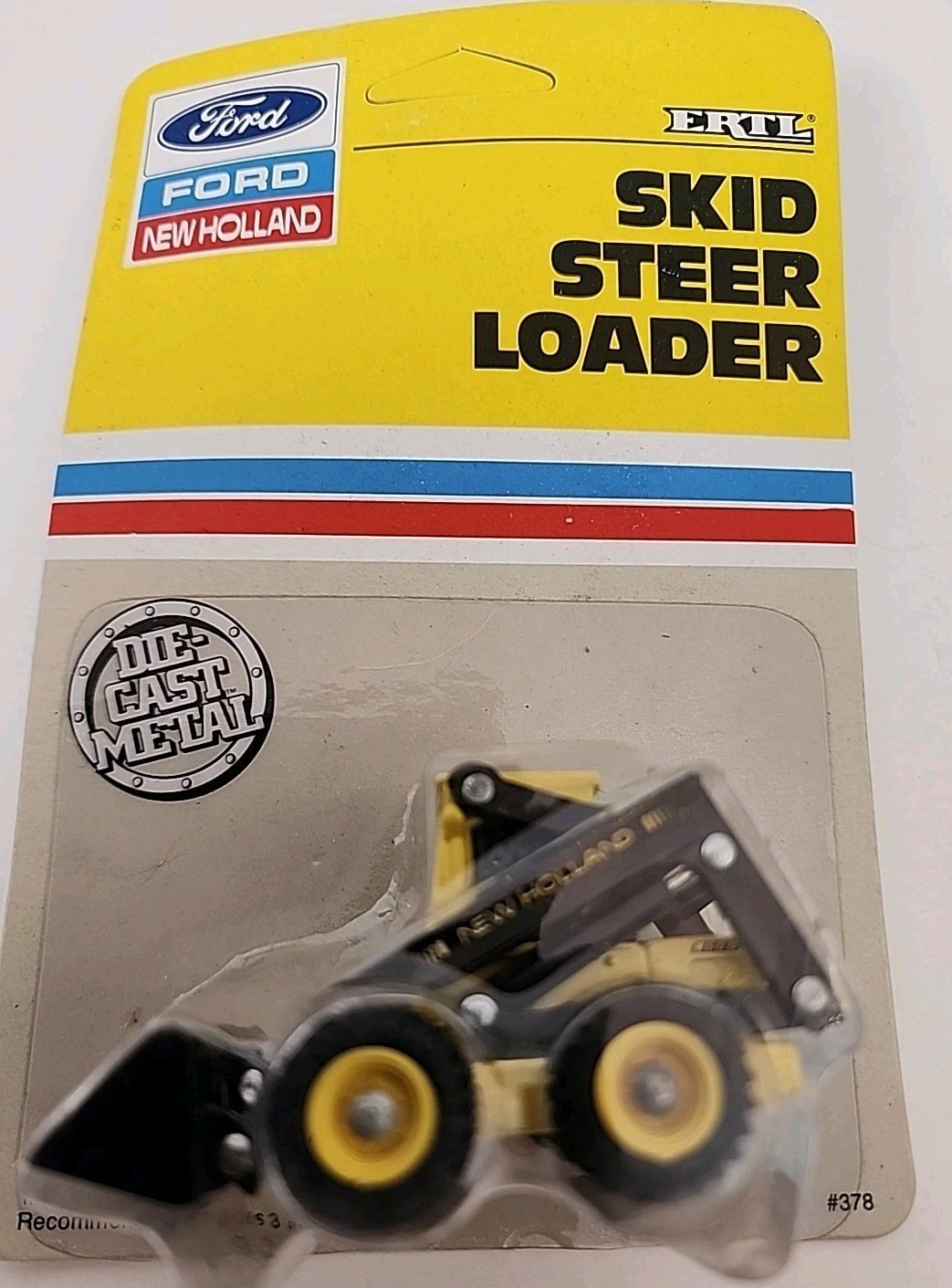 Vintage 1987 ERTL Diecast FORD New Holland SKID LOADER NIB Rare
