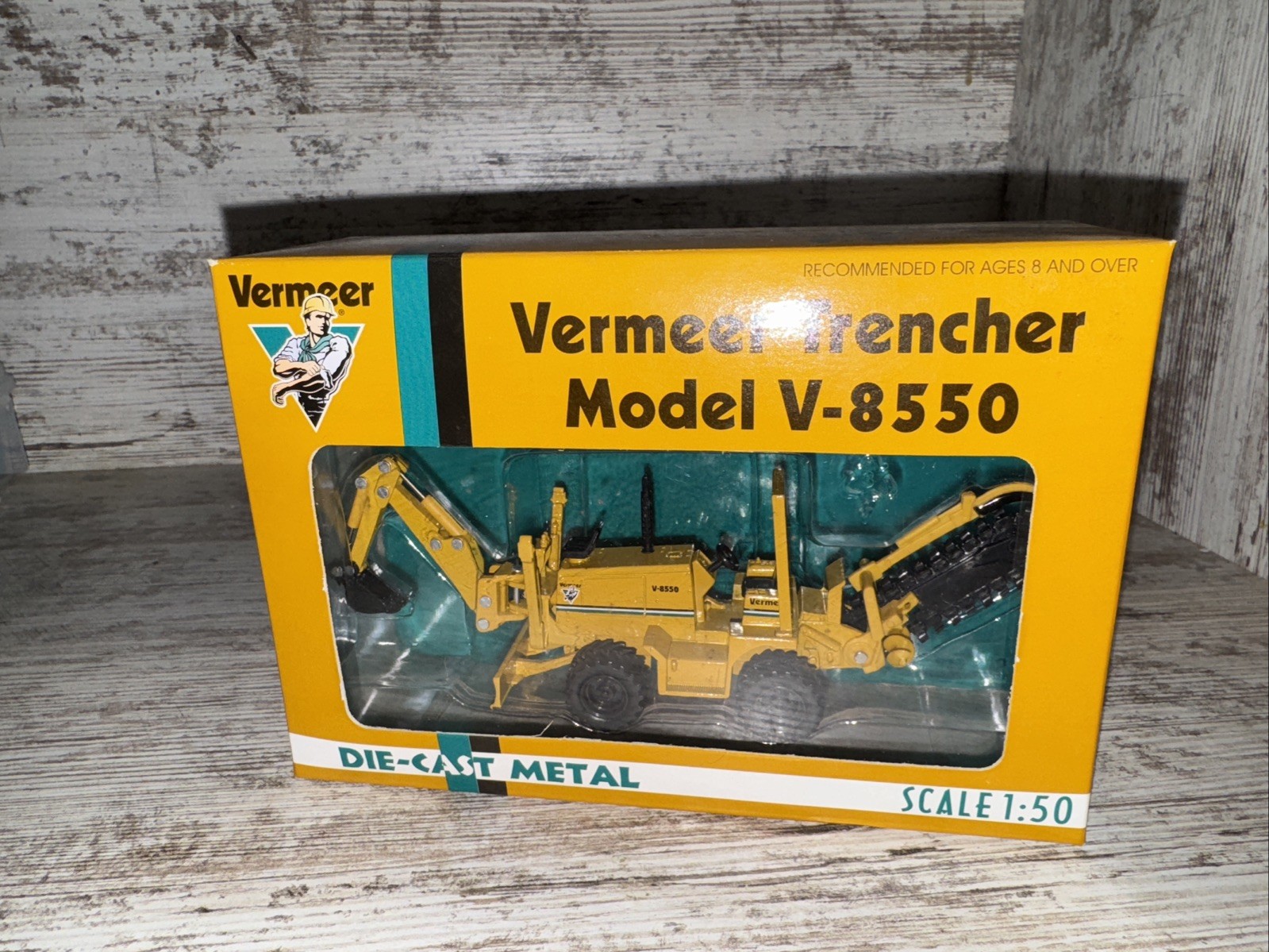 1/50 Scale Vermeer Trencher V-8550 Die Cast Promotions Construction Equipment