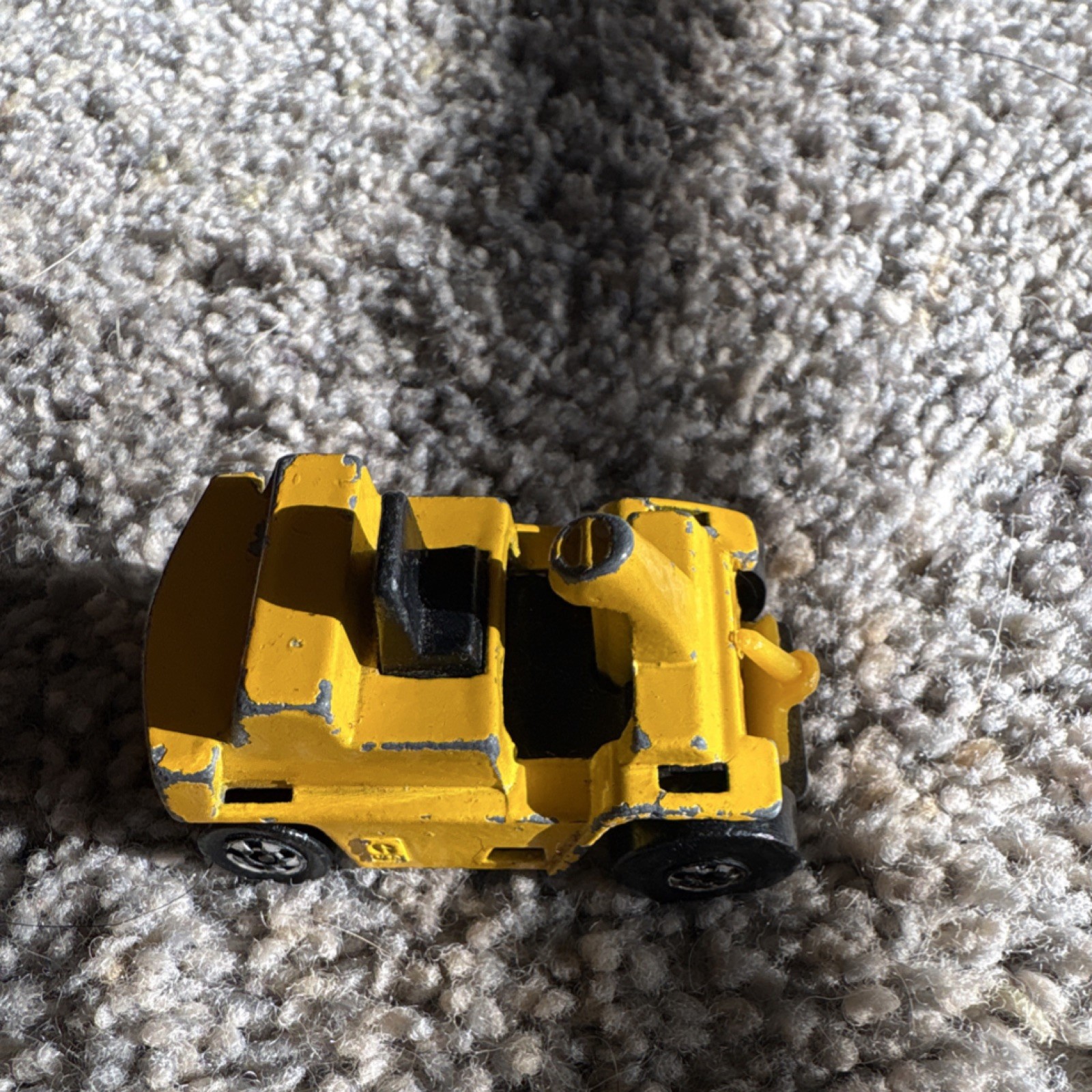 Hot Wheels Caterpillar Diecast Construction Vehicle Yellow Black 1979