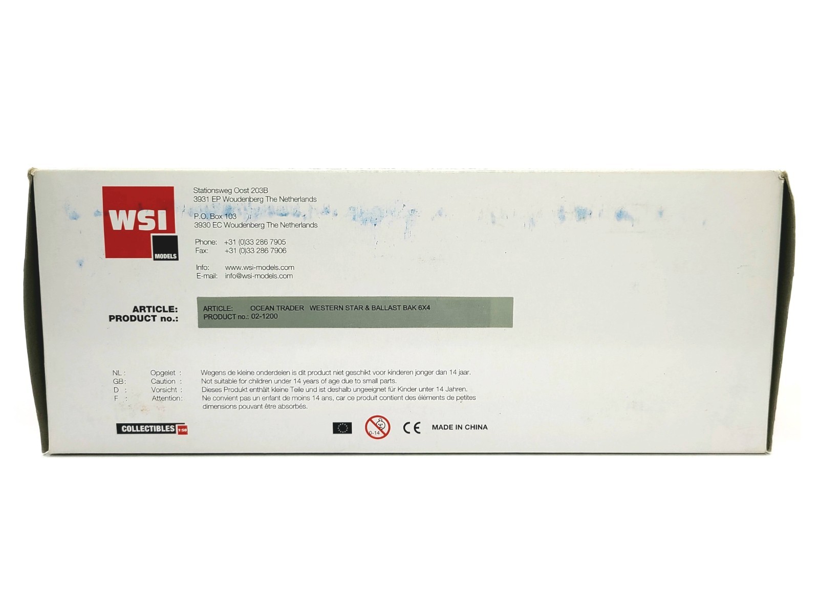 Western Star 4964 SX-1 6×4 Truck Ballast – Ocean Traders WSI 1:50 Scale #02-1200