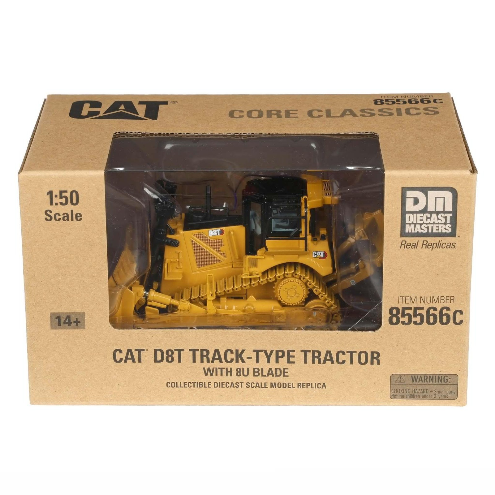 1/50 CAT Caterpillar D8T Track Type Dozer with 8U Blade by Diecast Masters 85566
