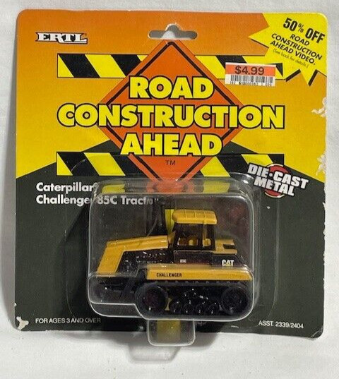 ERTL CAT 85C Challenger Tractor, Road Construction, 1/64, NIB