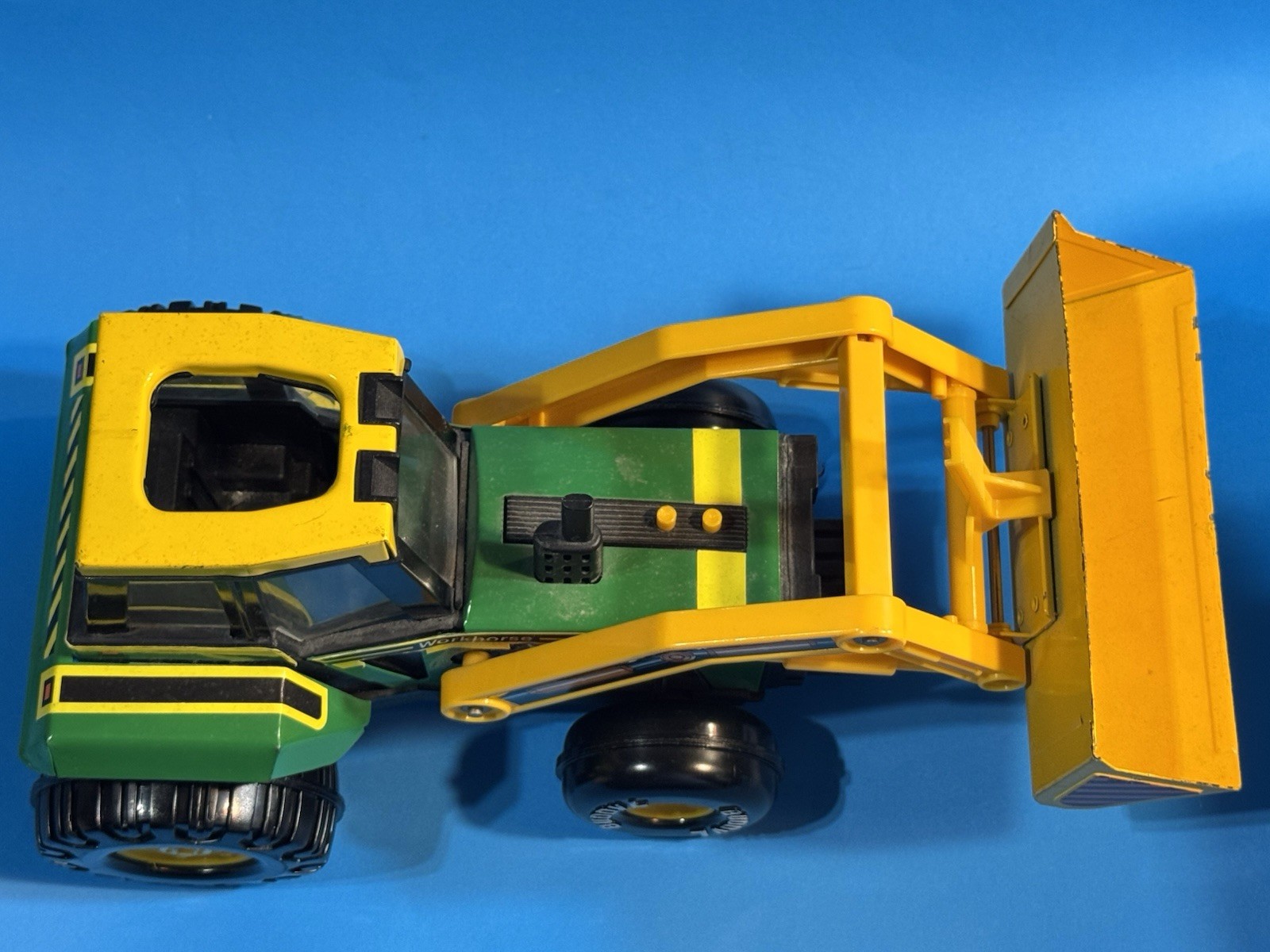 1991 Buddy L Workhorse Big Bruiser John Deere Tractor. Lights & Sound Work