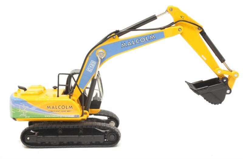 Oxford Construction 1/76 Scale JCB JS220 Tracked Excavator – Malcolm 76JS003