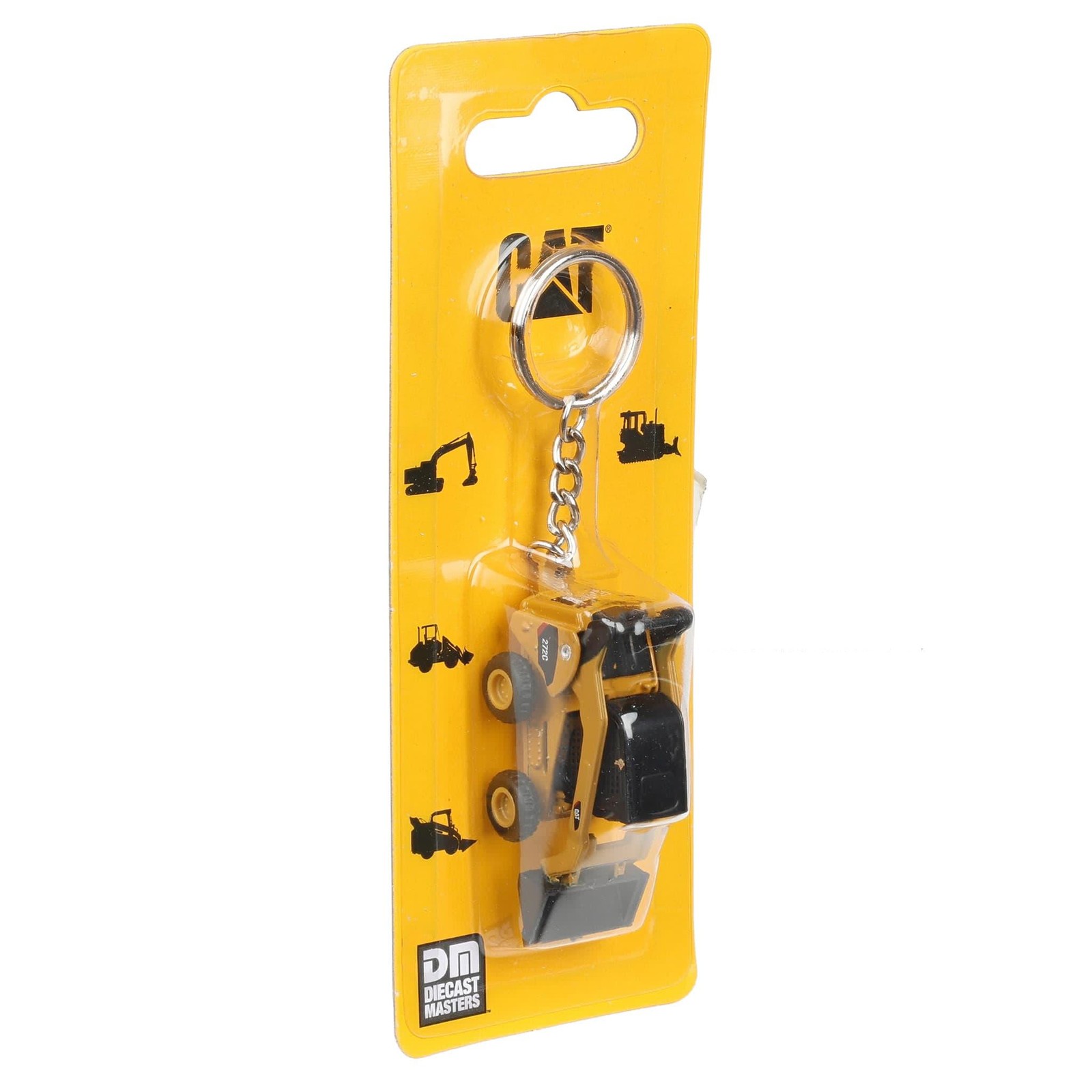 Diecast Masers CAT 272D2 Micro Skid Steer Loader Keychain 85997