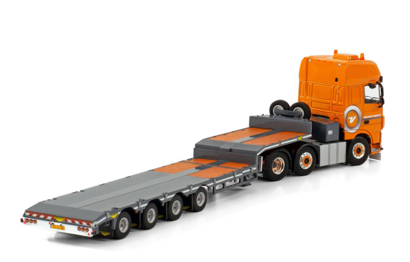 WSI 01-3626 1:50 DAF XF 6×2 V.D. VLIST Low Loader Trailer Diecast Model Truck