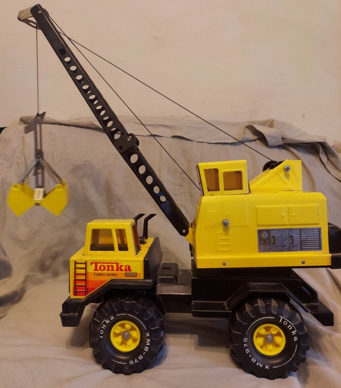 Tonka Turbo-Diesel Crane 1980s