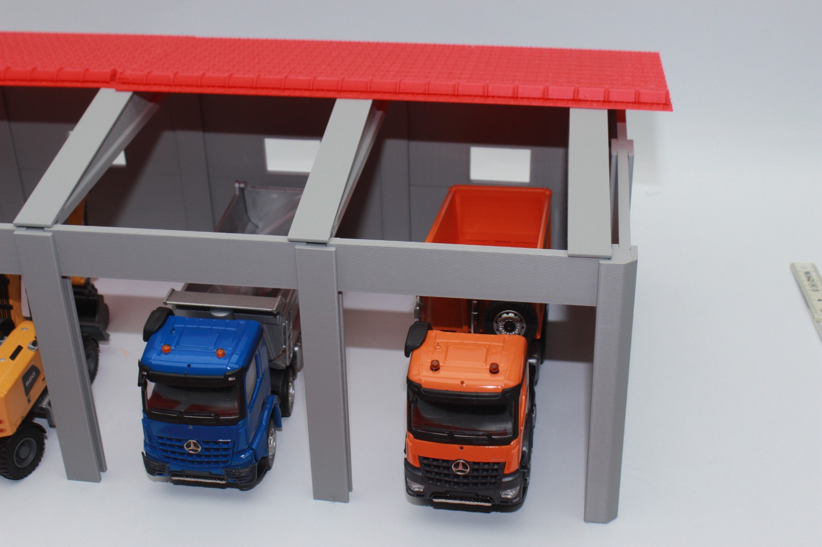 Vehicle Depot Storage Enclosure Workshop 1:50 for Or Construction Machine Halle