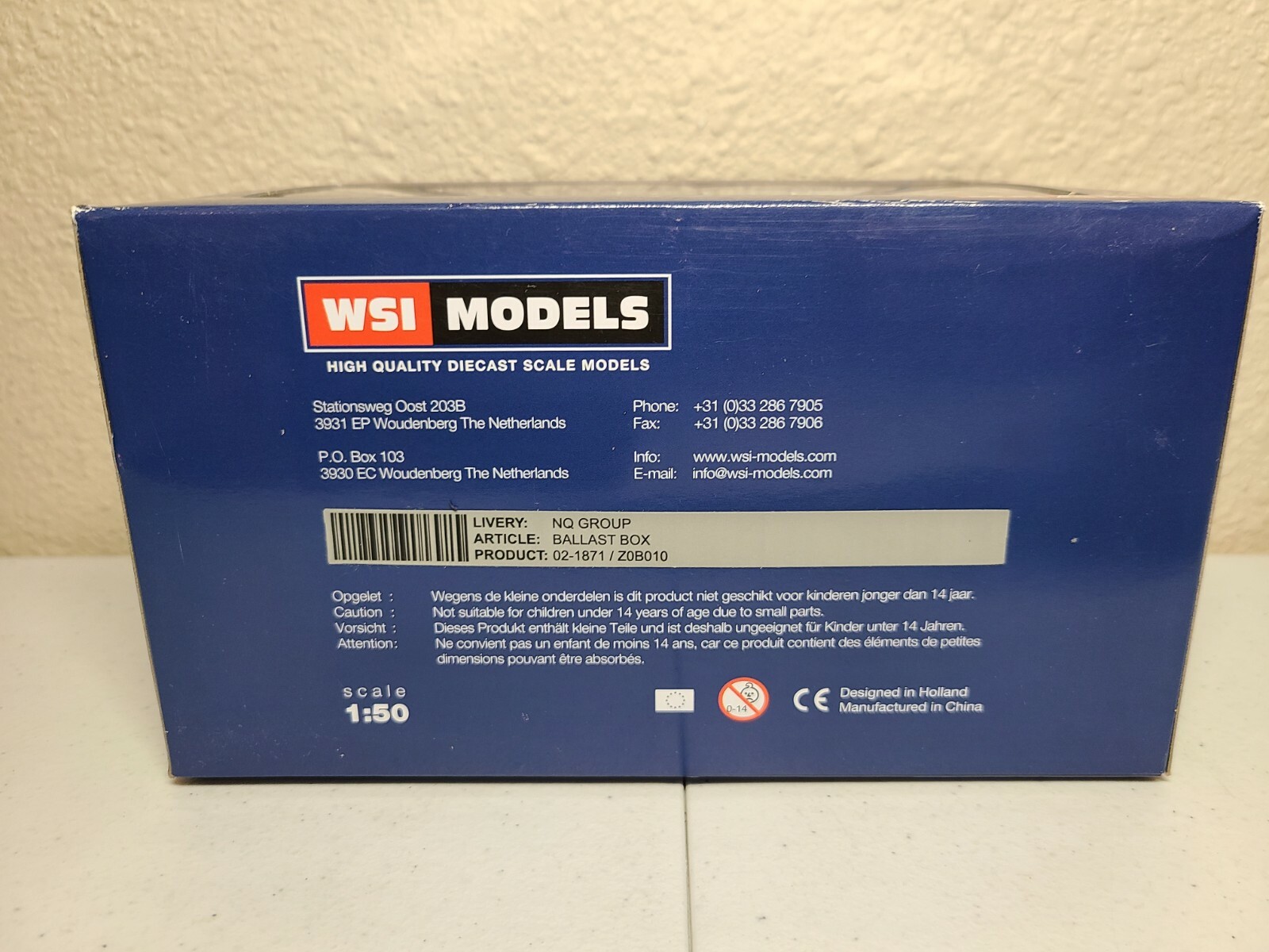 Kenworth Ballast Box Series 2 – NQHH – Drake WSI 1:50 Scale Model #Z0B010 New