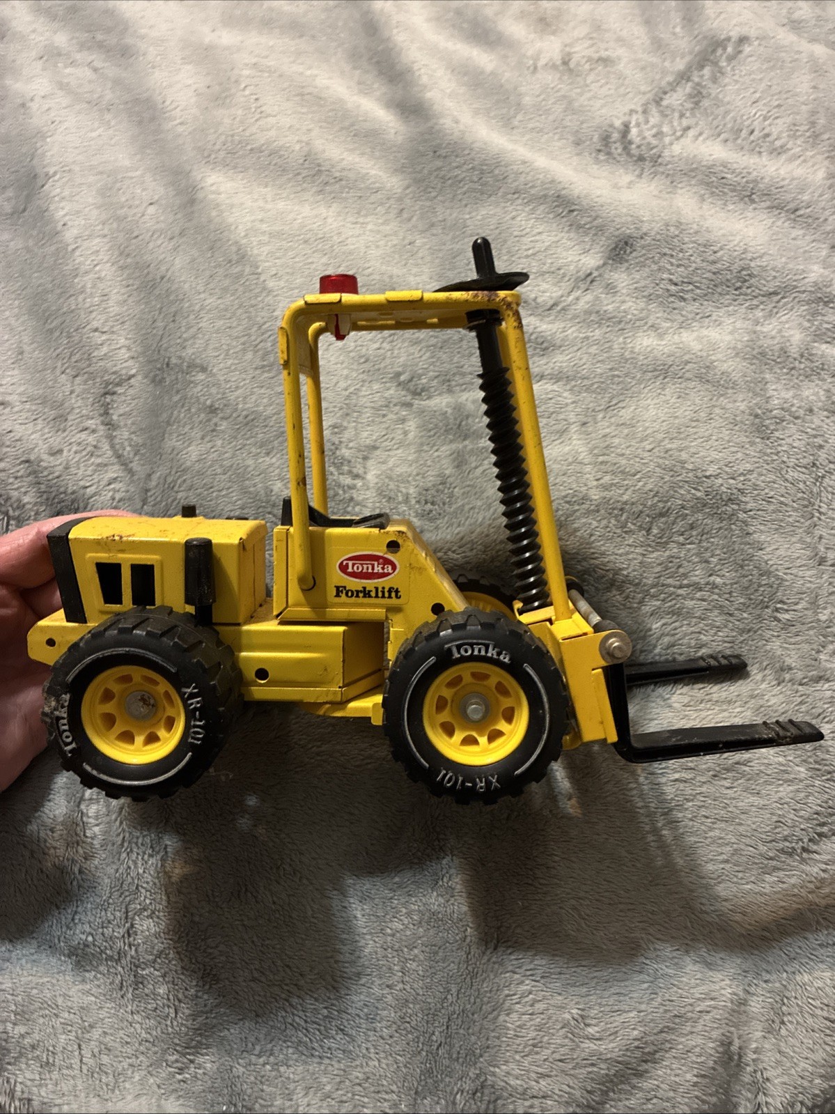 Vintage Tonka Truck 52900 Pressed Steel Metal Toy Forklift XR-101. Good Shape