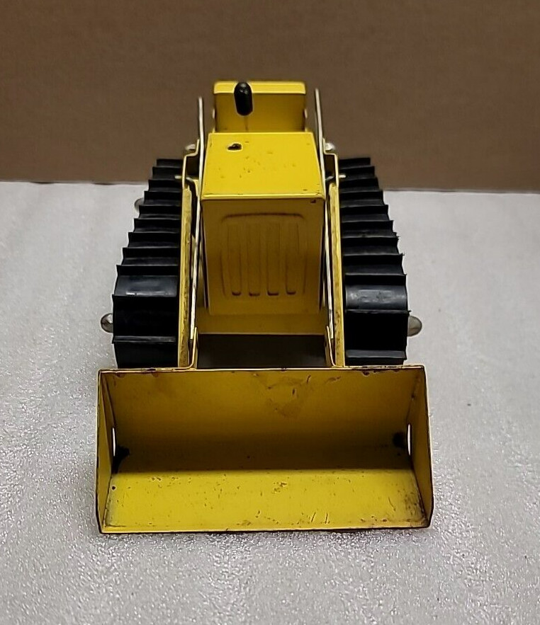 Vintage 1960s Structo Bulldozer Loader Pressed Steel Made In USA
