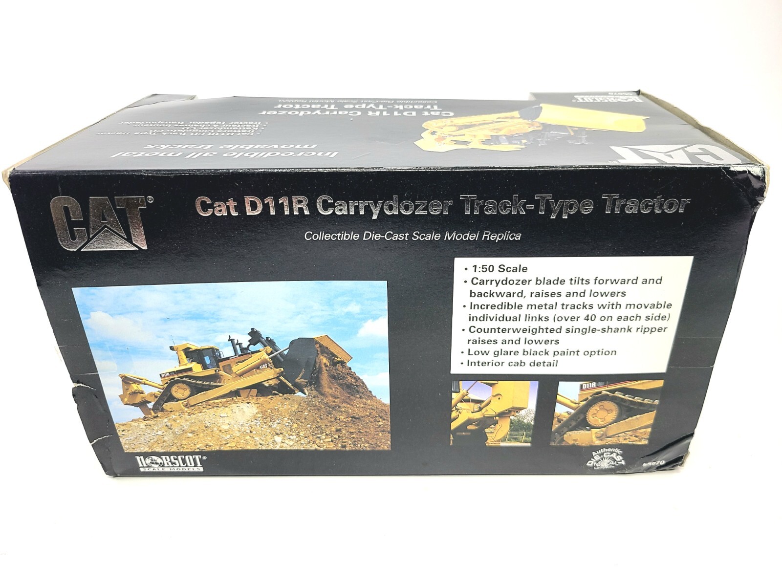 Caterpillar Cat D11R CD Carrydozer with Ripper – Norscot 1:50 Scale #55070 New