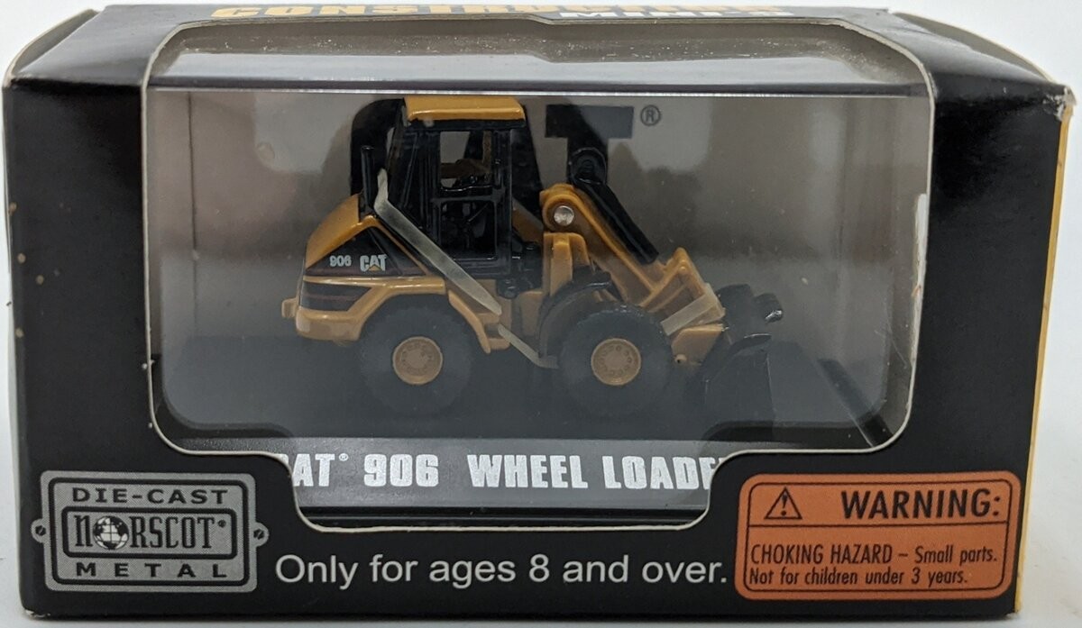 Norscot 55422 1:64 Construction Mini’s CAT 906 Yello/Black Wheel Loader NIB