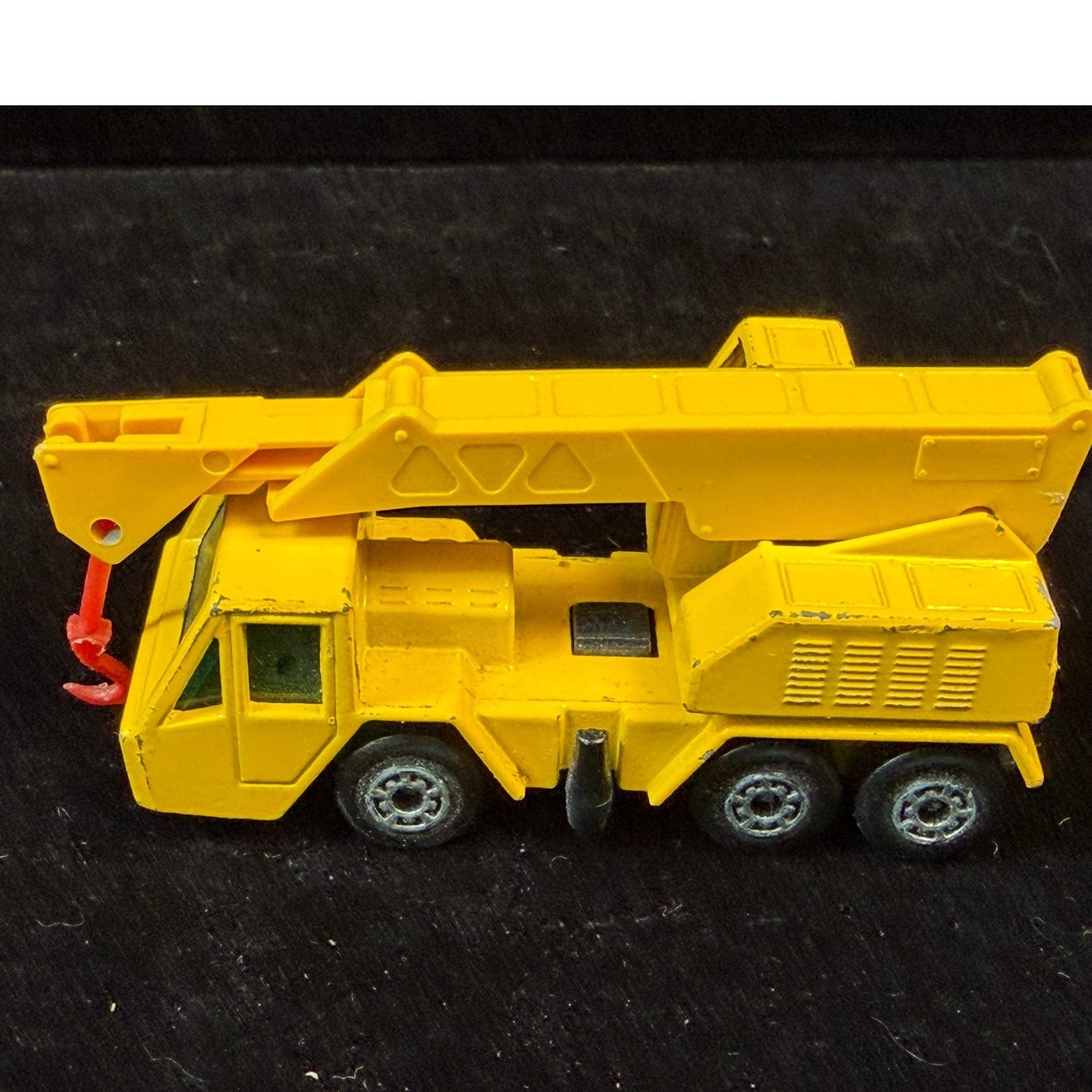 Vintage 1976 Matchbox Superfast No 49 Crane Truck Yellow Lesney Made in England