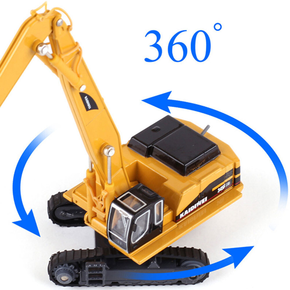 1:87 Material Handler Crane Toys for Boys Metal Diecast Construction Vehicle
