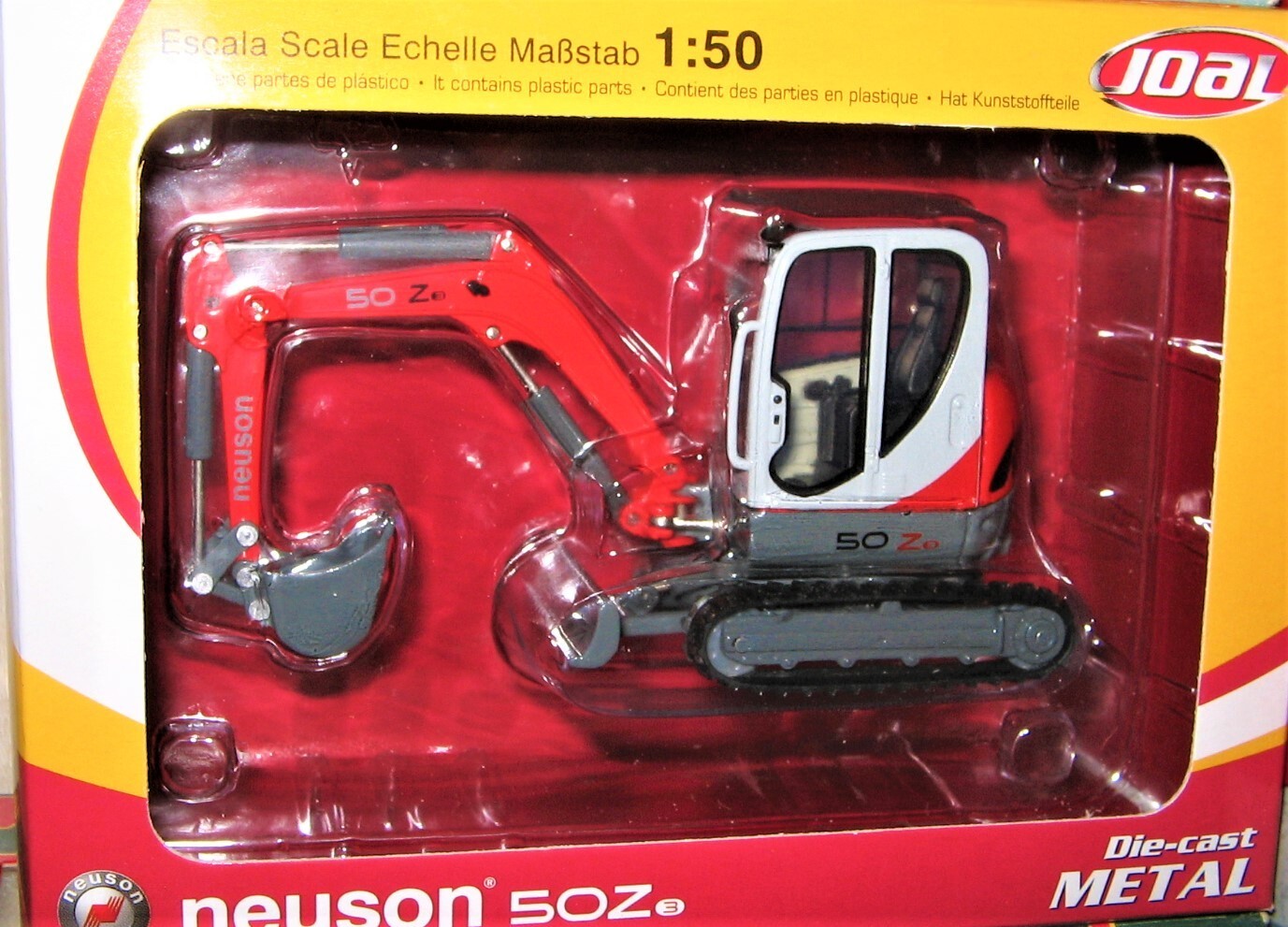 Joal / DCP 40046 Neuson 50Z3 Mini-Tracked Hydraulic Excavator 1/50 Die-cast MIB