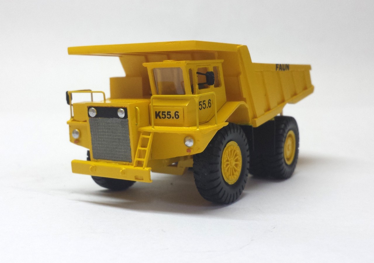 HO 1/87 Faun K55.6 Kipper – Ready Made Resin Model by Fankit Models