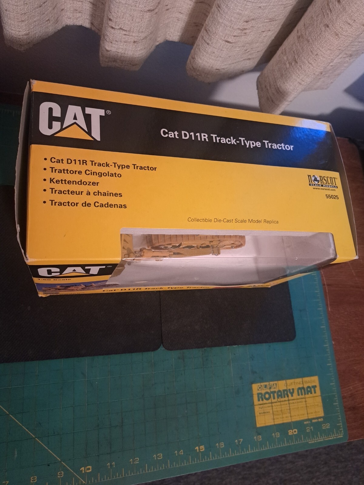 Norscot Cat D11R Track-Type Tractor Bulldozer: # 55025, 1:50 Scale Displayed onl