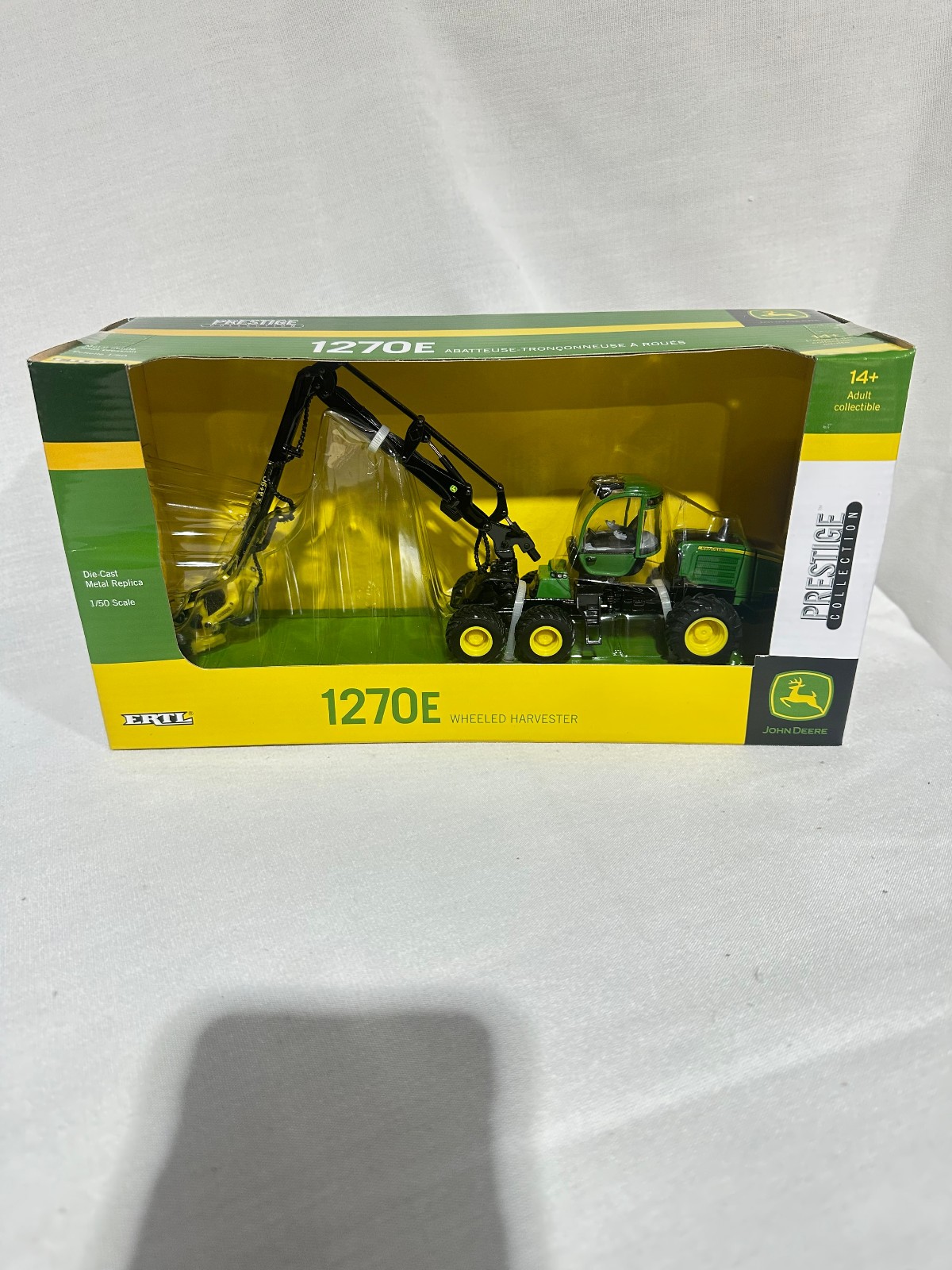 John Deere 1270E Wheeled Harvester Prestige Collection By Ertl 1/50th Scale