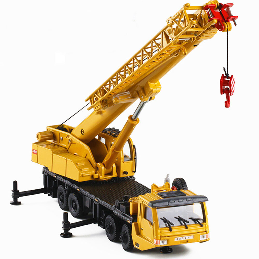 1:55 Crane Truck Construction Equipment Diecast Toy Vehicle Kids Toys Boys Gifts