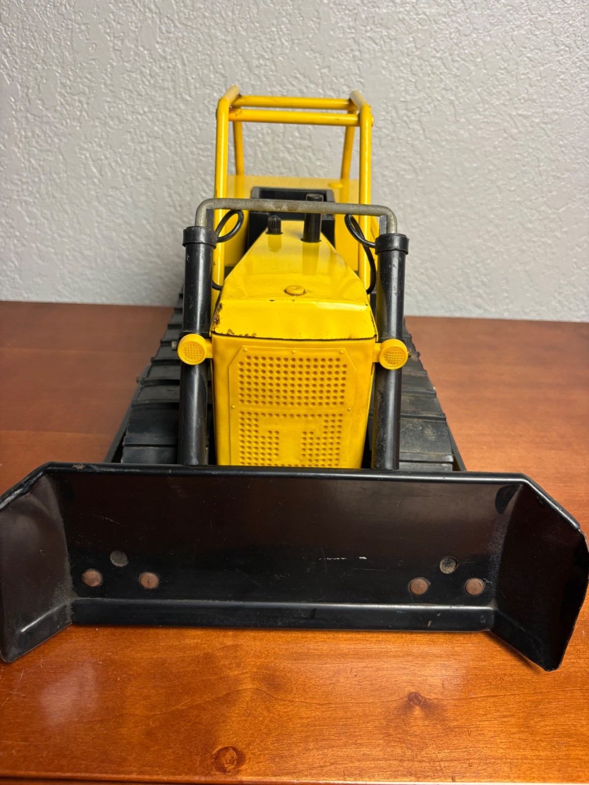 Vintage 80’s turbo diesel Bulldozer Pressed Steel Approx 17 inches Long