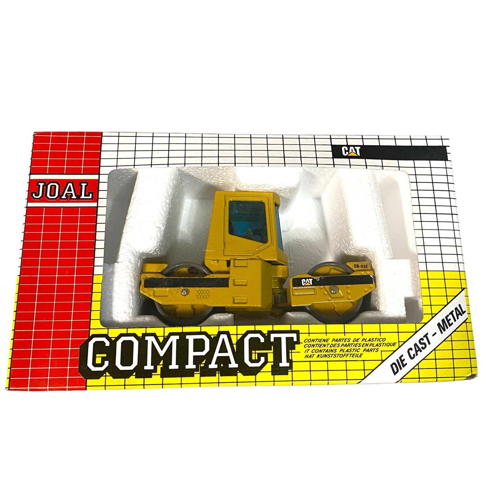Joal Caterpillar CB 534 Roller Ref 244 1:50 Scale Diecast Metal Asphalt Roller