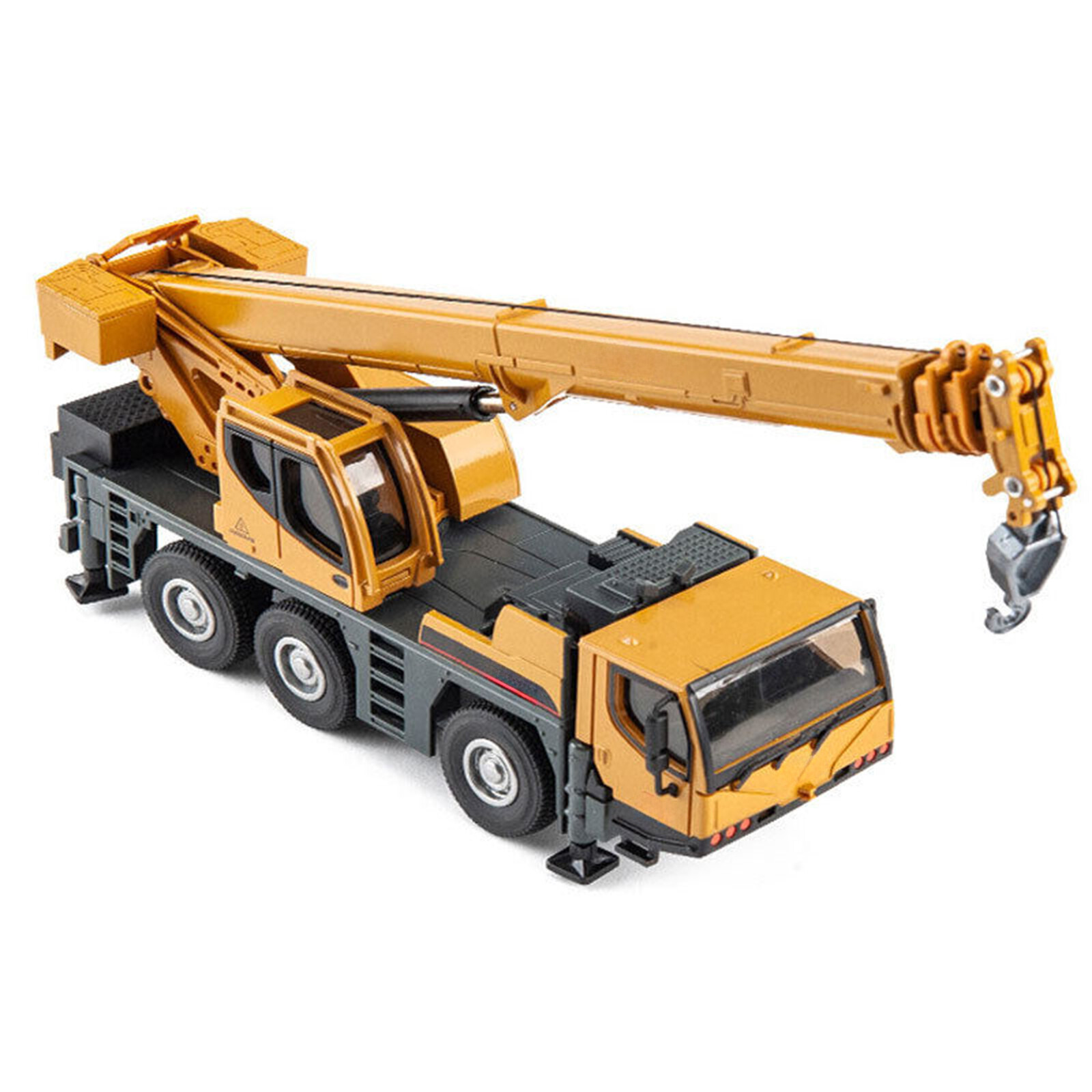 1:50 Crane Truck Construction Vehicle Model Diecast Metal Engineering Toy Gift