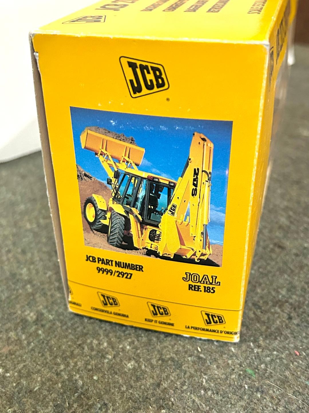 Joal Precision Diecast 1/35 Scale JCB 217S 4x4x4 Backhoe-Loader w/ Original Box!