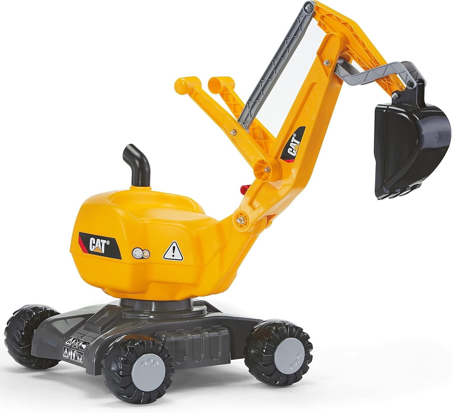 CAT Construction Ride-On: 360-Degree Excavator/Shovel Digger, Youth Ages 3+ , Ye