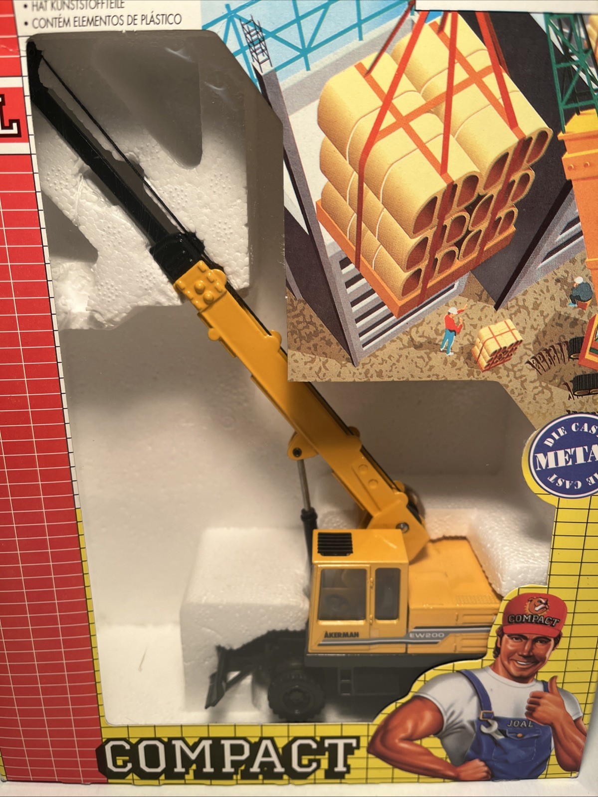 Joal Compact Telescopic Digging Crane #236 Die cast 1:50 Scale (B264)