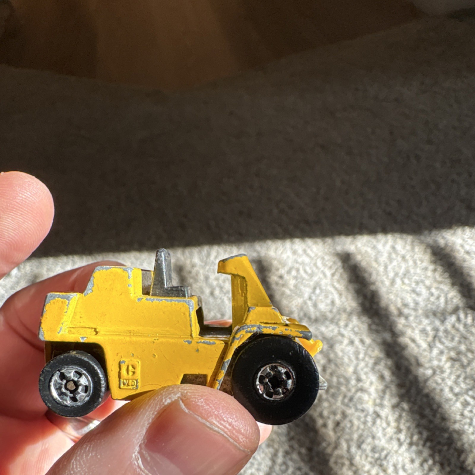 Hot Wheels Caterpillar Diecast Construction Vehicle Yellow Black 1979