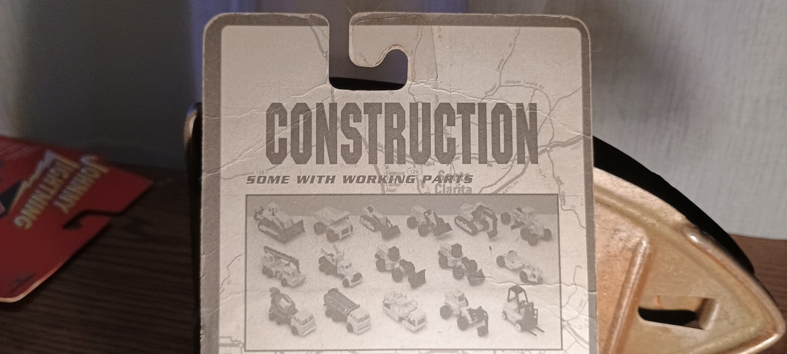 Vintage 1/64 Motor Max Construction Front Loader Red Box NIP Moving Parts